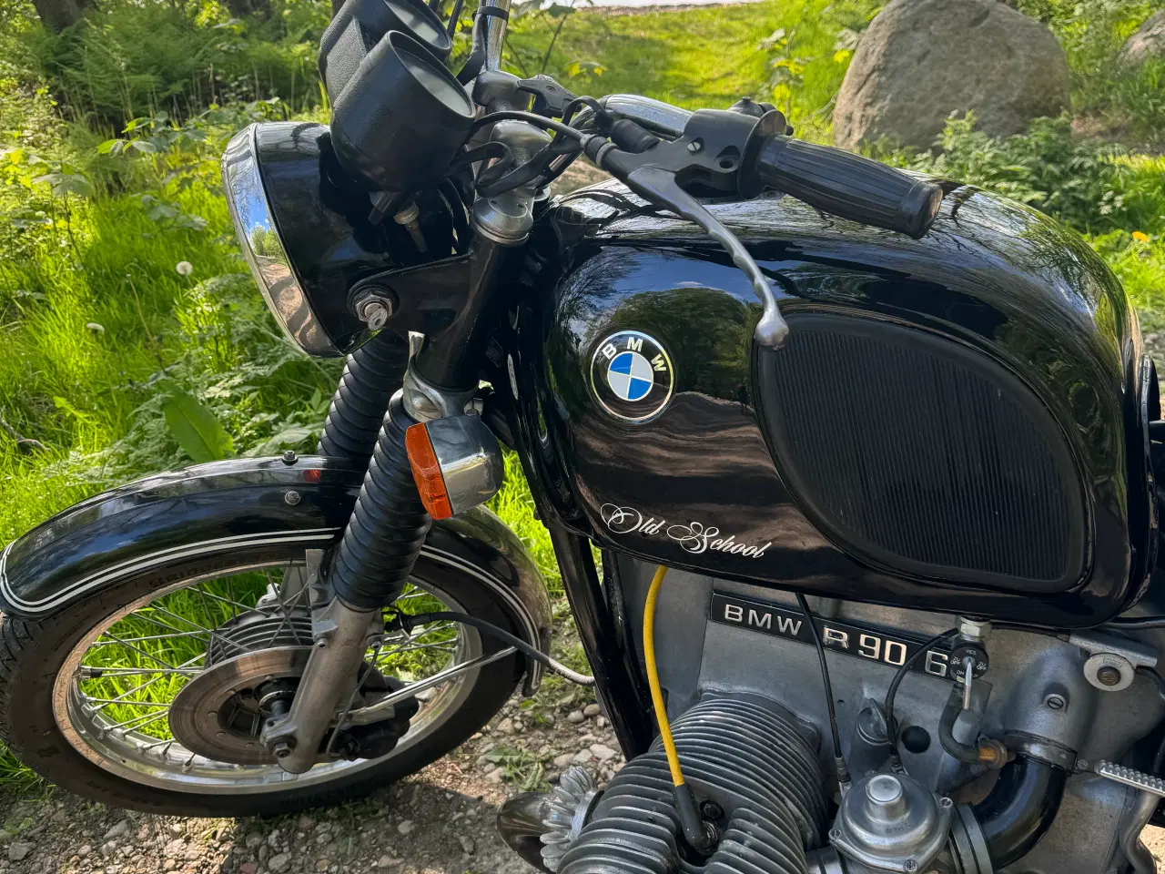 Billede 6 - BMW 90/6 1974 Sort med klassiske numre 