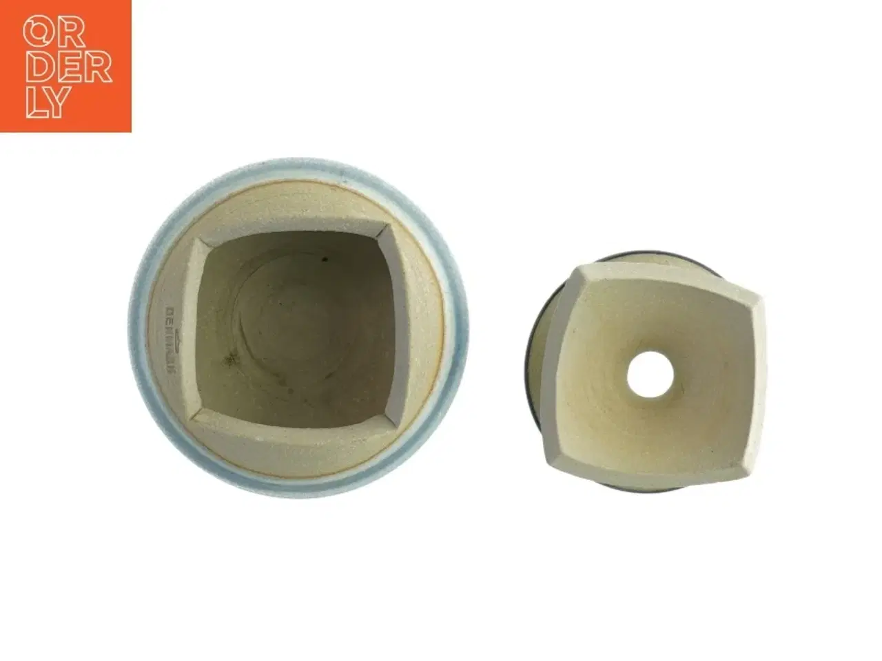 Billede 4 - Vintage vase/lysholder i to dele fra Finke Keramik (str. Ø 8,5 cm)