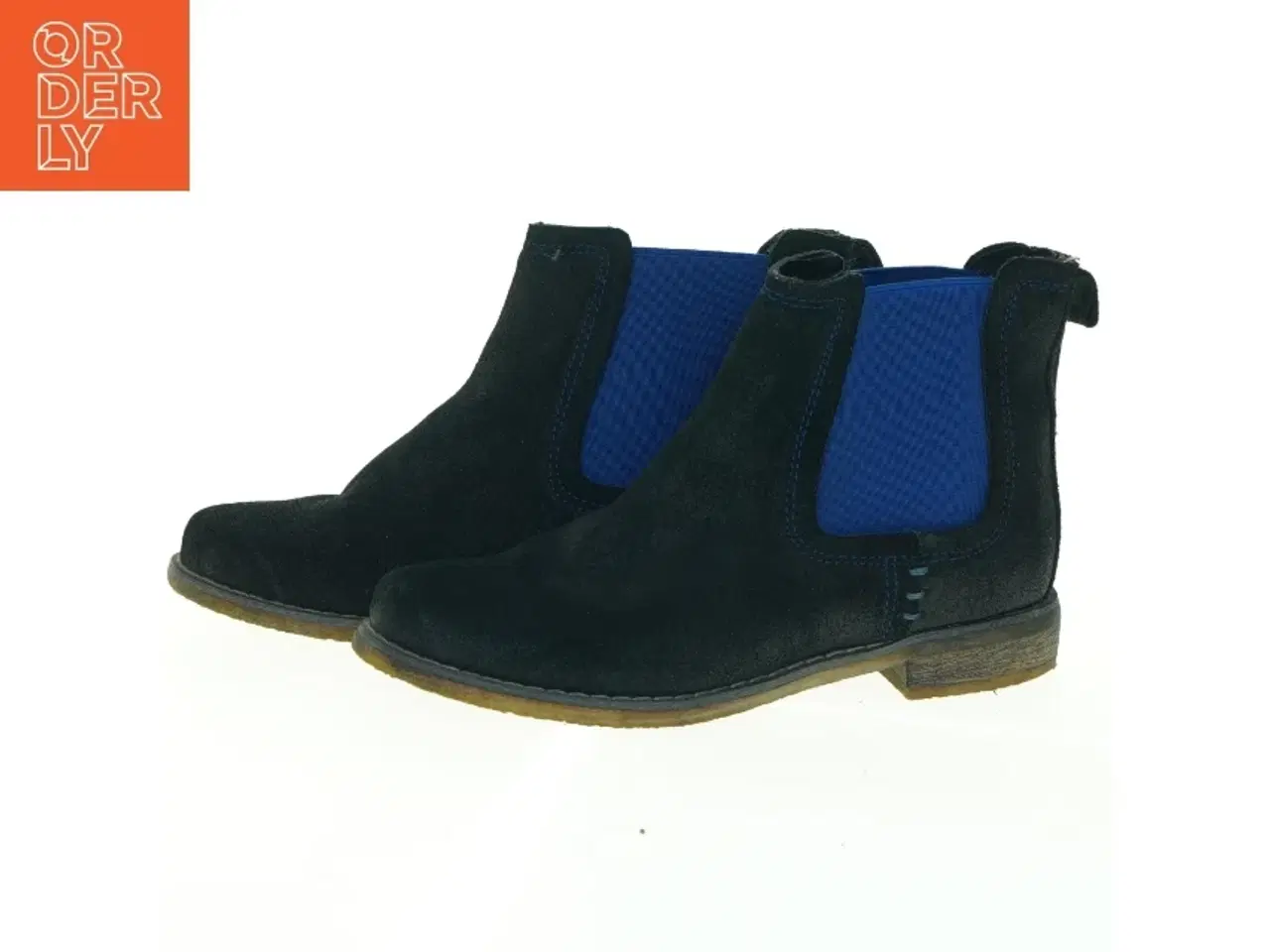 Billede 6 - Sorte chelsea-støvler i ruskind fra Chelsea Crew (str. 37)