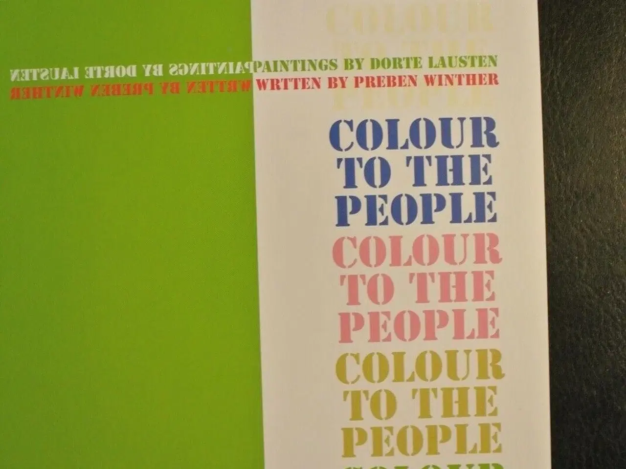 Billede 2 - colour to the people. på dansk og engelsk, red. af