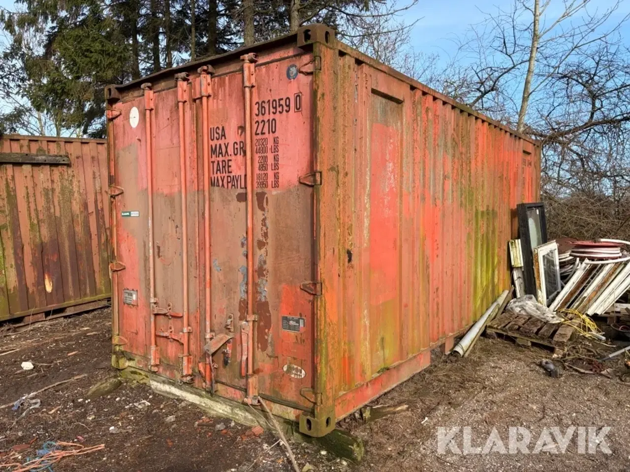 Billede 1 - Skibscontainer 20 fod