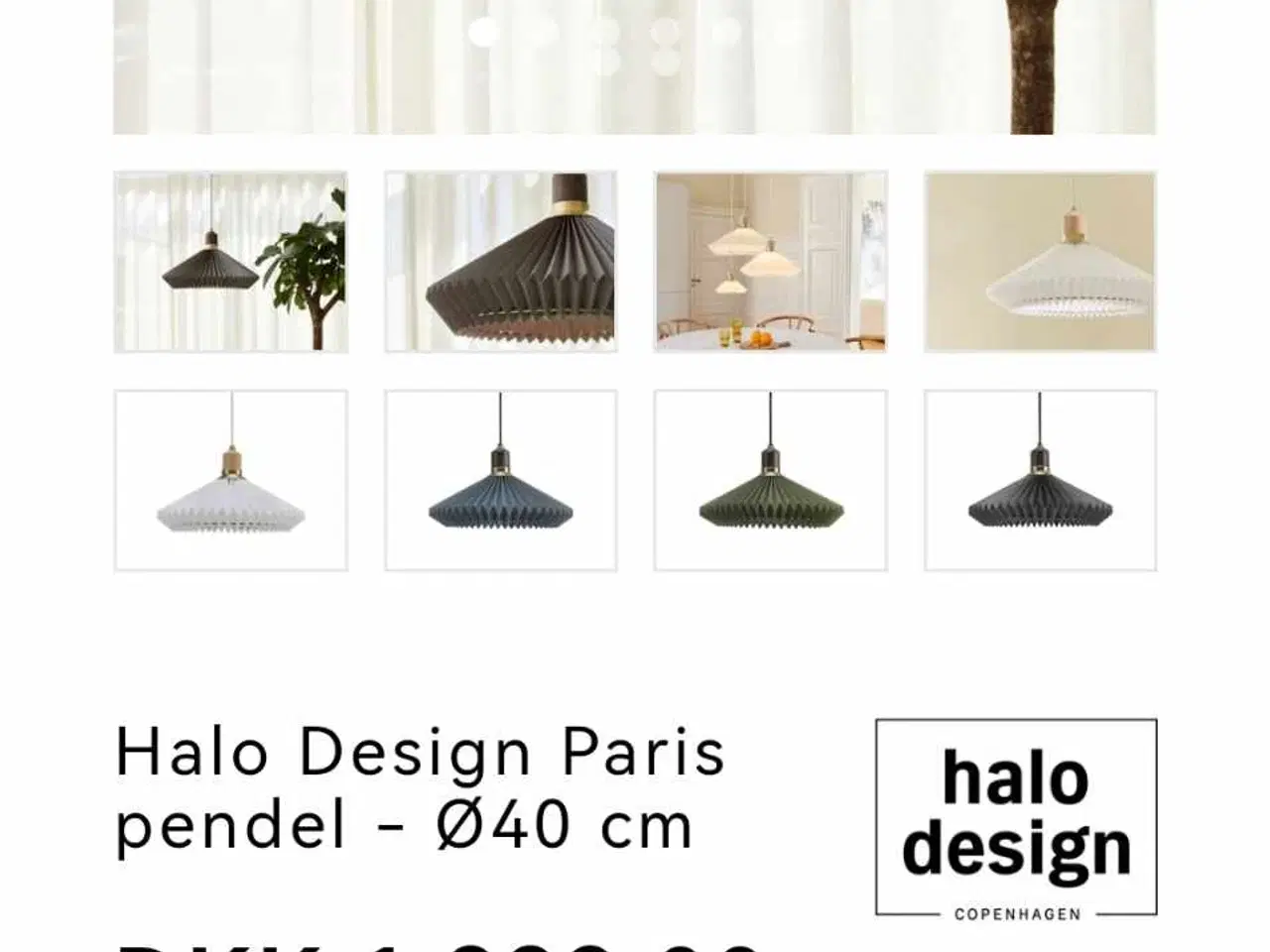 Billede 3 - HALO Design Pendel Paris