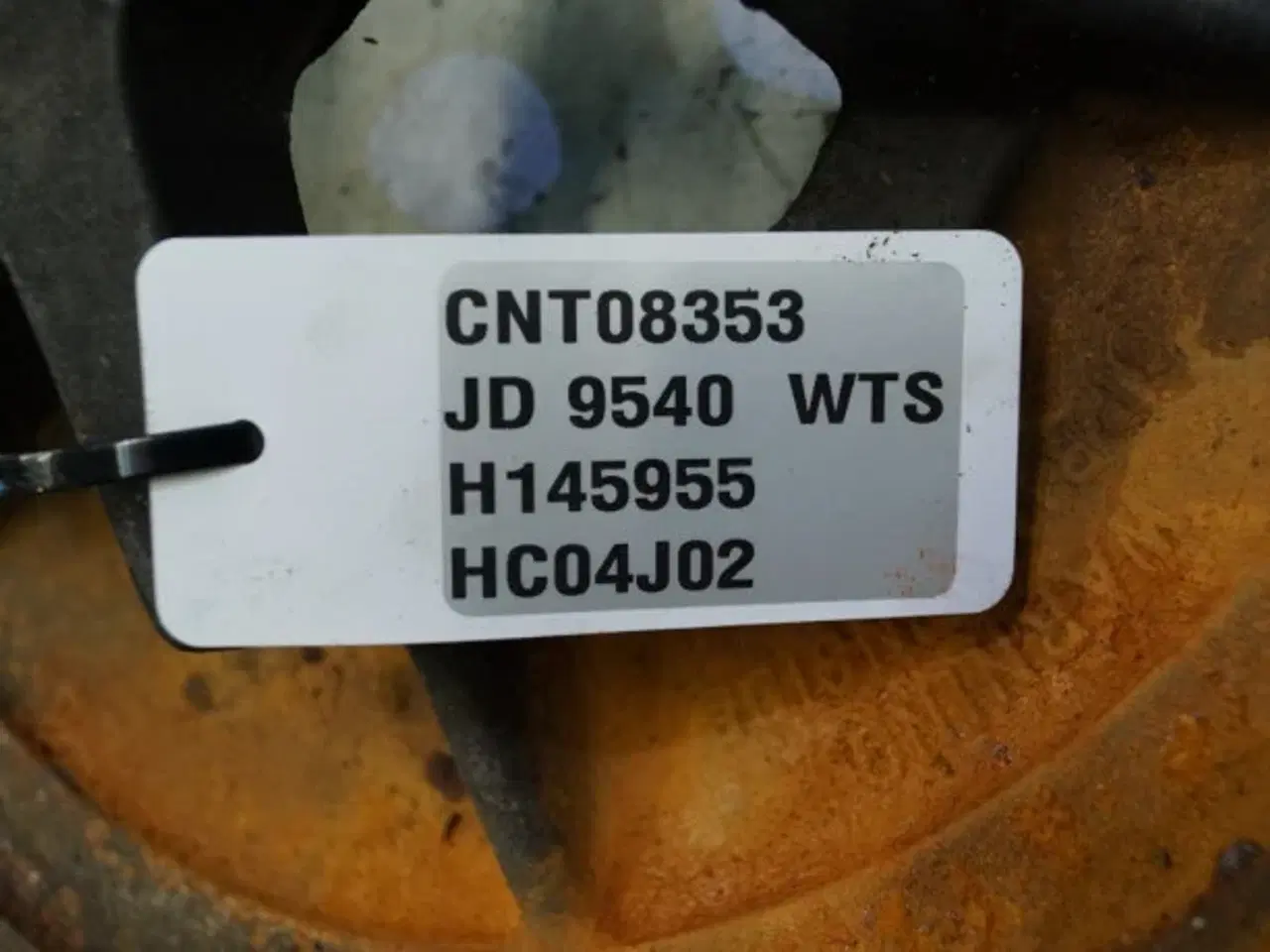 Billede 4 - John Deere 9540 WTS Variatorskive H145955
