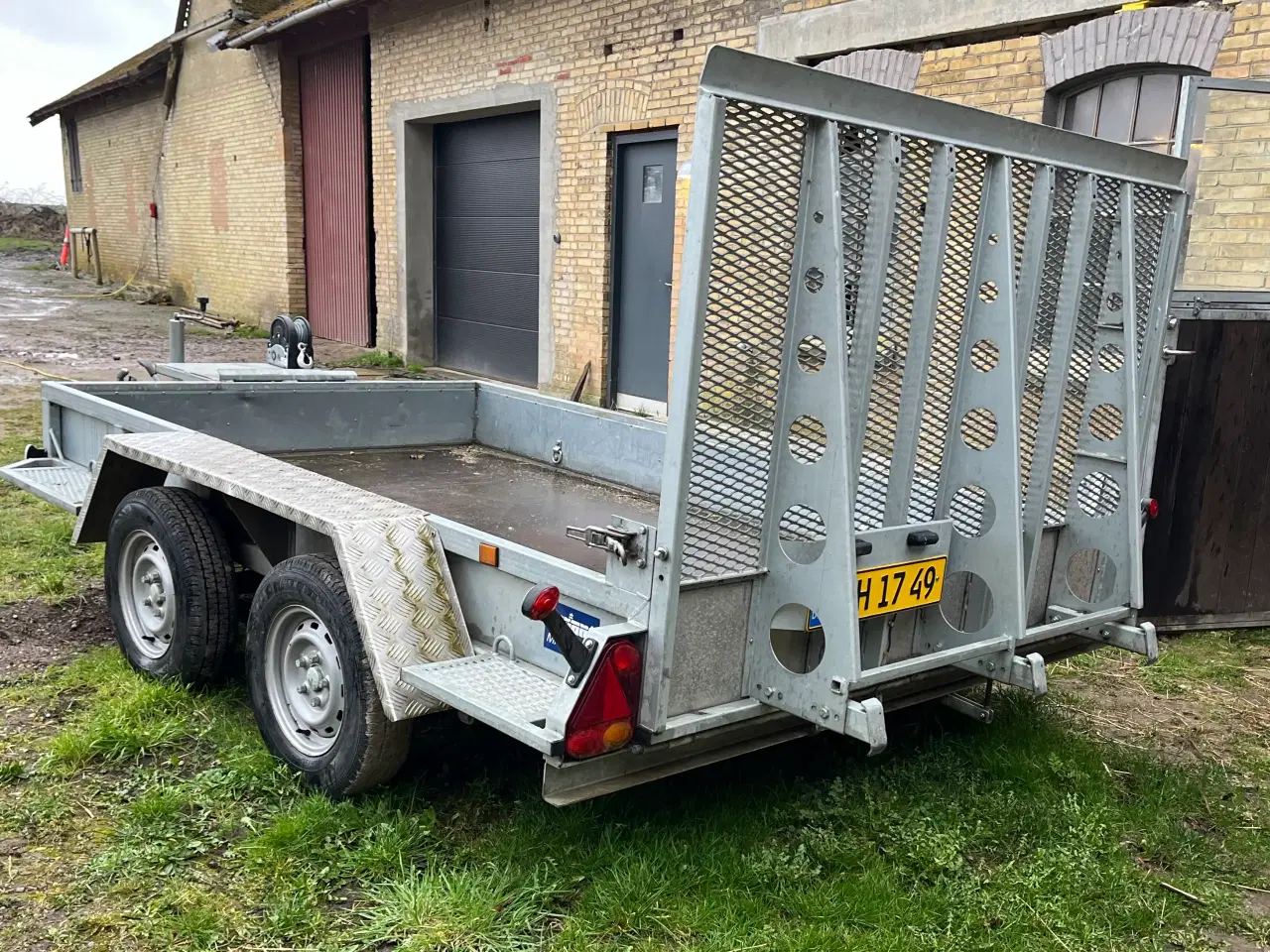 Billede 1 - 3.500 kg. Maskintrailer ( nysynet)