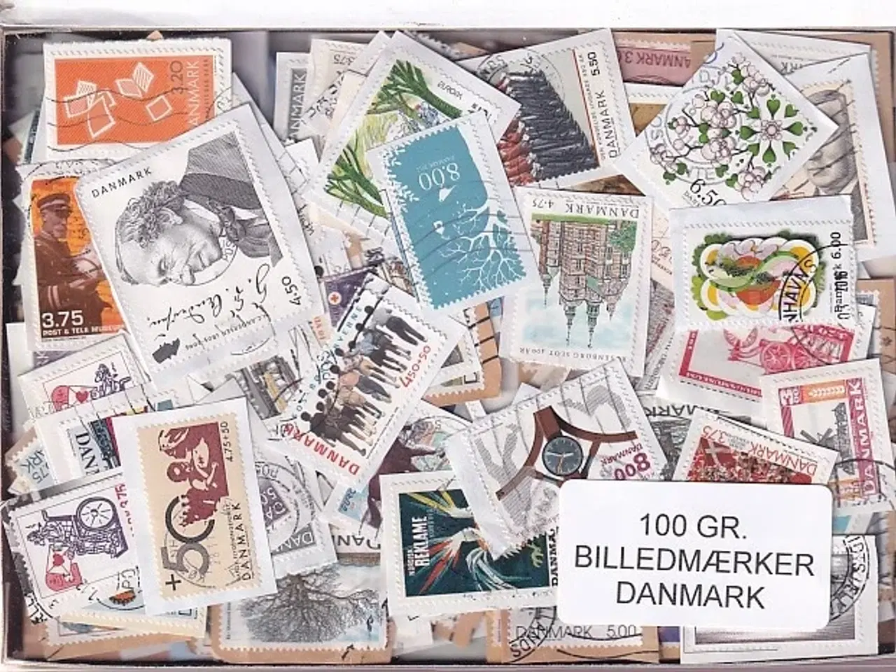 Billede 1 - Danmark 100 g. Billedmærker Enkeltklip - Ny varer hjemkommet 25 - 08 -2024