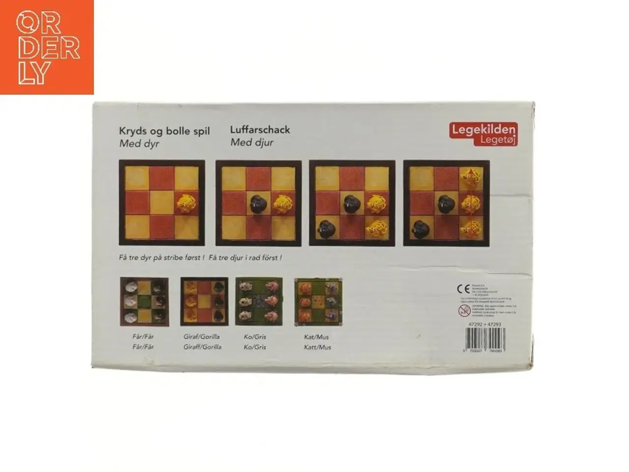 Billede 2 - Kryds og bolle spil med dyr