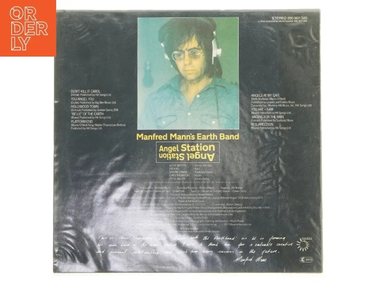 Billede 2 - Manfred Mann&#39;s Earth Band vinyl album - Angel Station