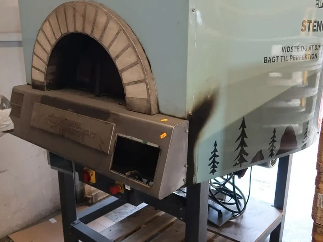 Billede 2 - Demo pizzaovn roterende stenplade Ø95CM MAM - F gas snr. 2003084