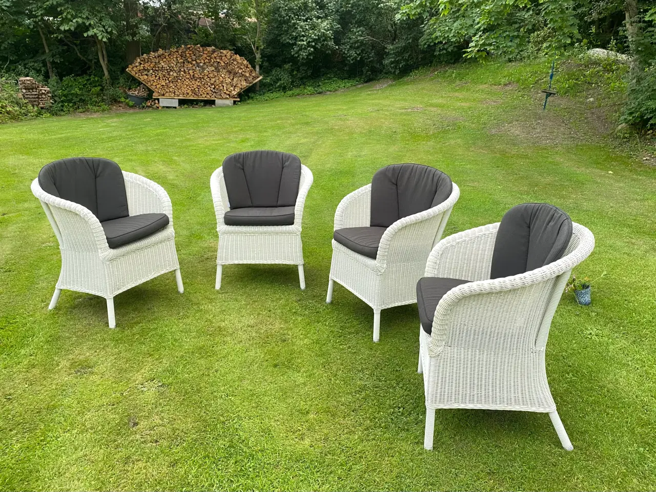 Billede 1 - Cane-Line Lancing havestole incl. hynder