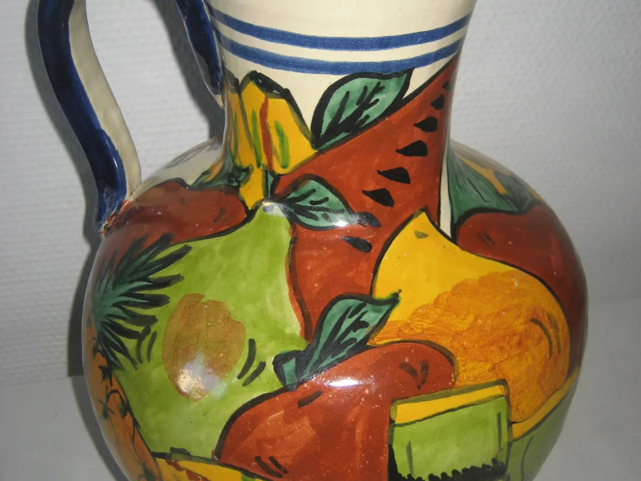 Billede 3 - Stor krukke i stærke farver