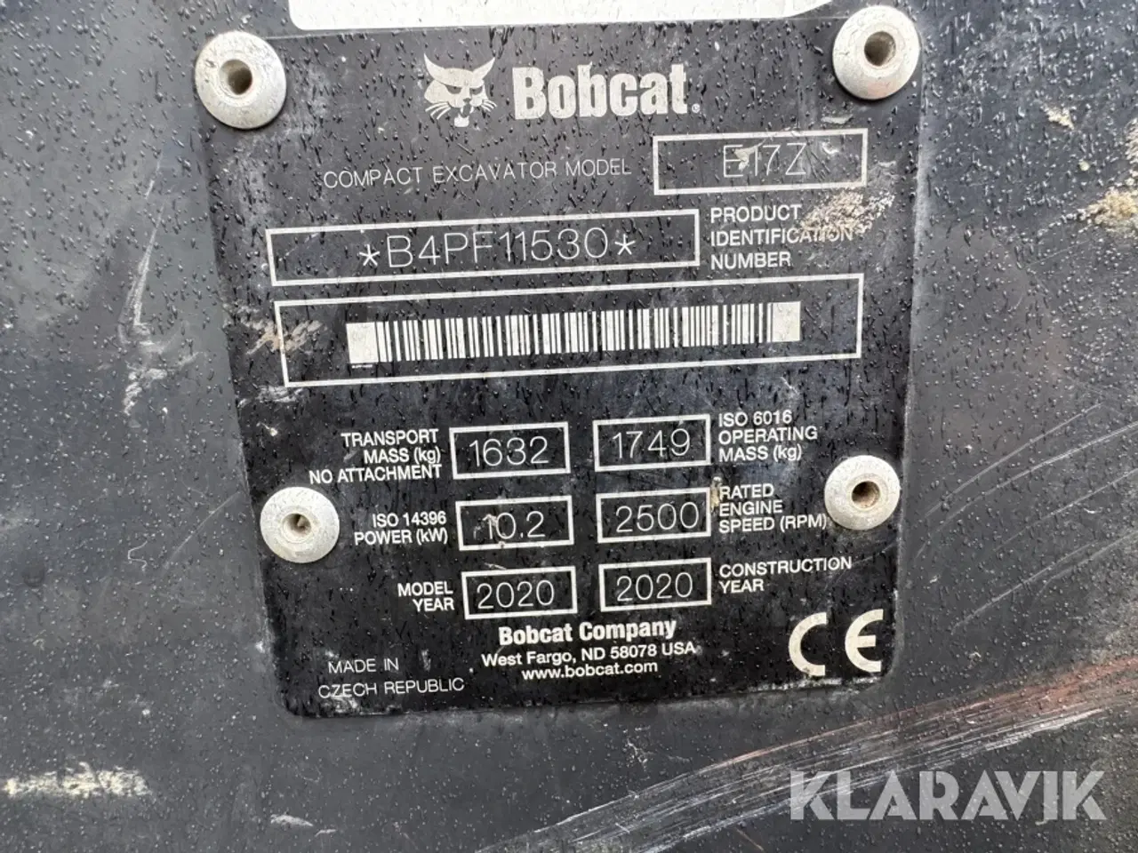 Billede 5 - Minigraver Bobcat E17Z
