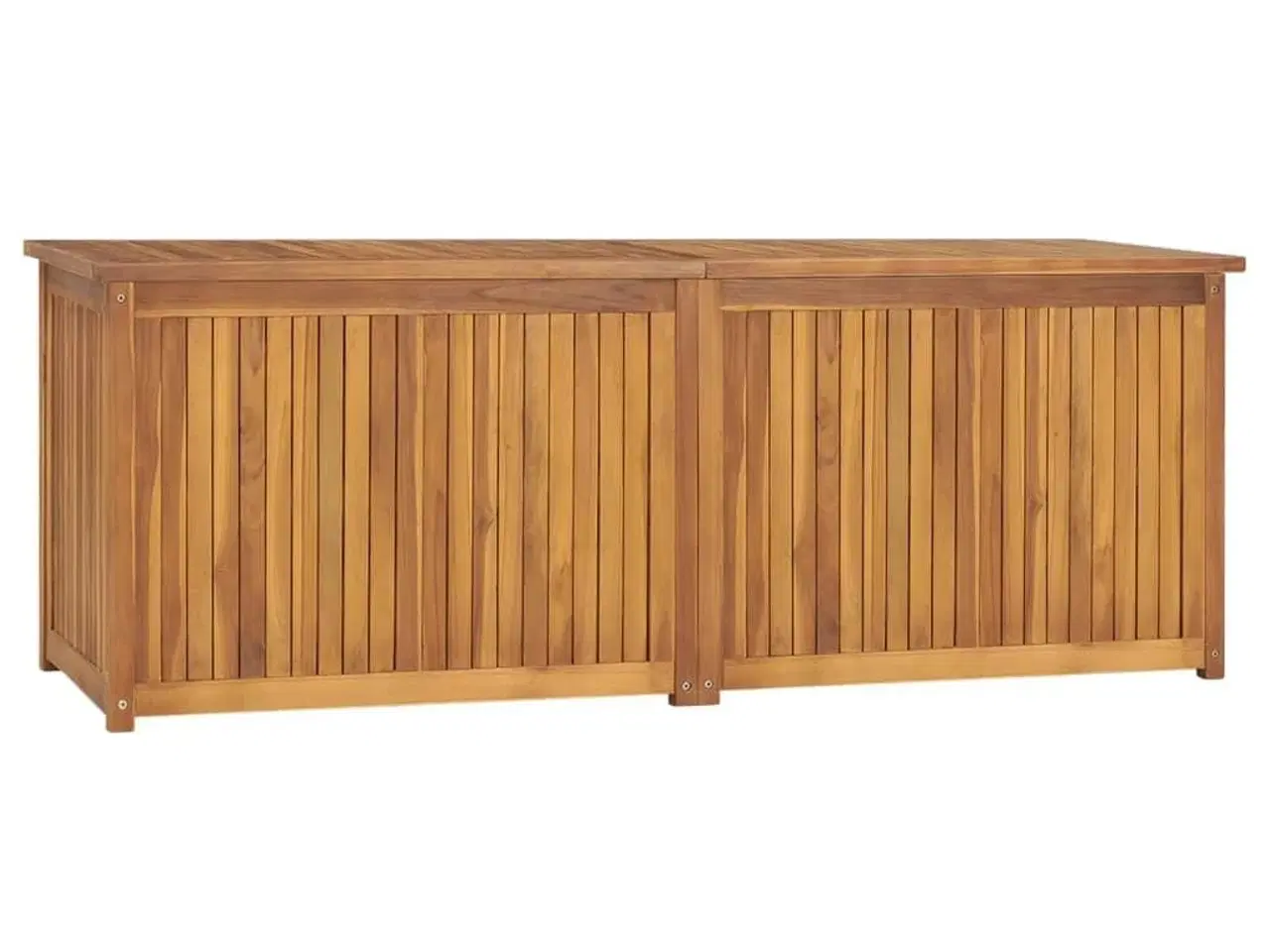 Billede 1 - Opbevaringsboks til haven 150x50x55 cm massivt teaktræ