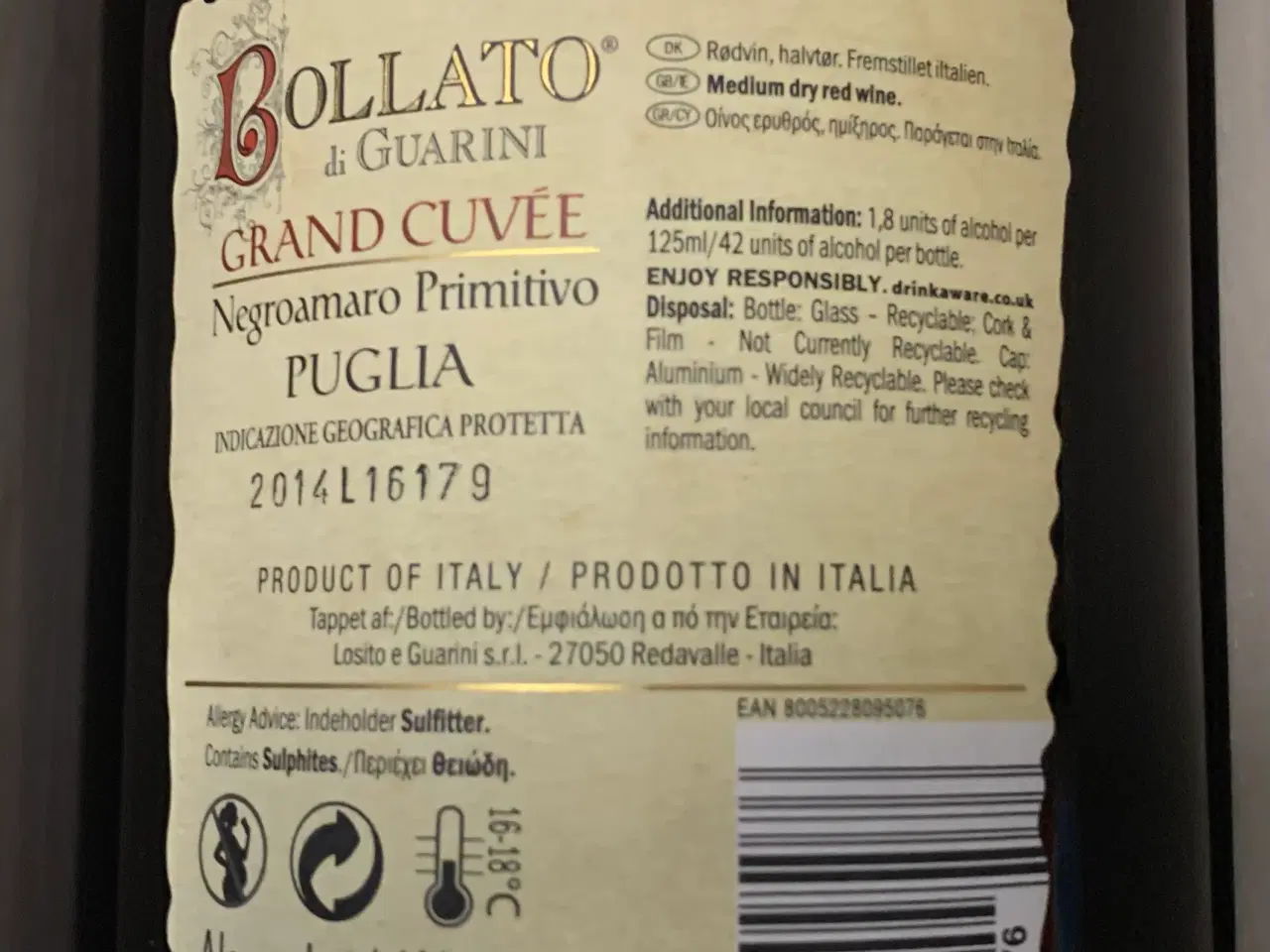 Billede 2 - Italiensk rødvin