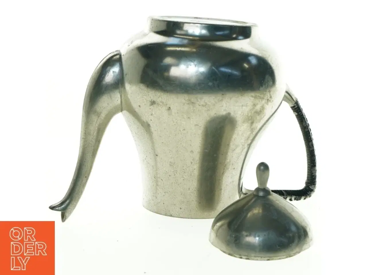Billede 3 - Sølvfarvet tekande, made in Holland fra RIO (str. 22 x 13 cm)