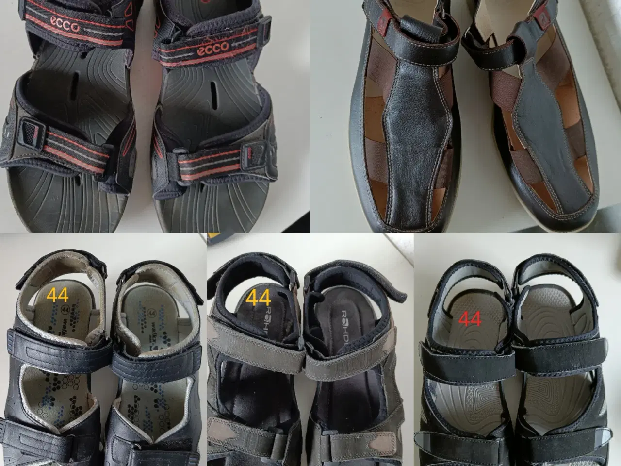 Billede 1 - Forskellige herre sandaler 44/45