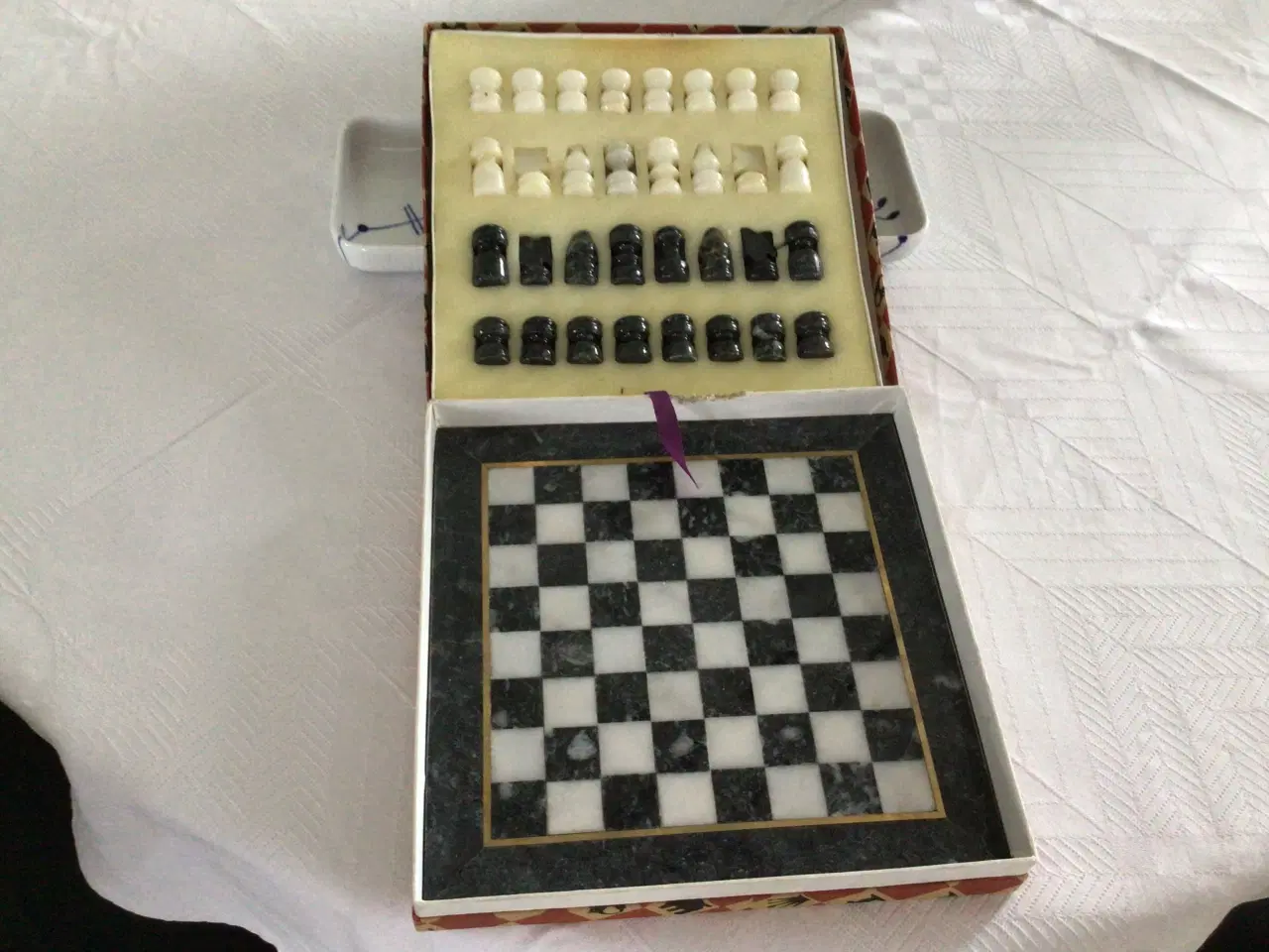 Billede 1 - Marmor skaksæt