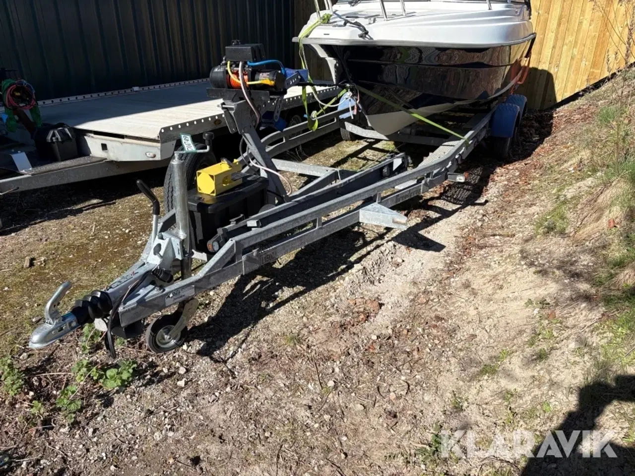 Billede 1 - Bådtrailer Brenderup med elspil