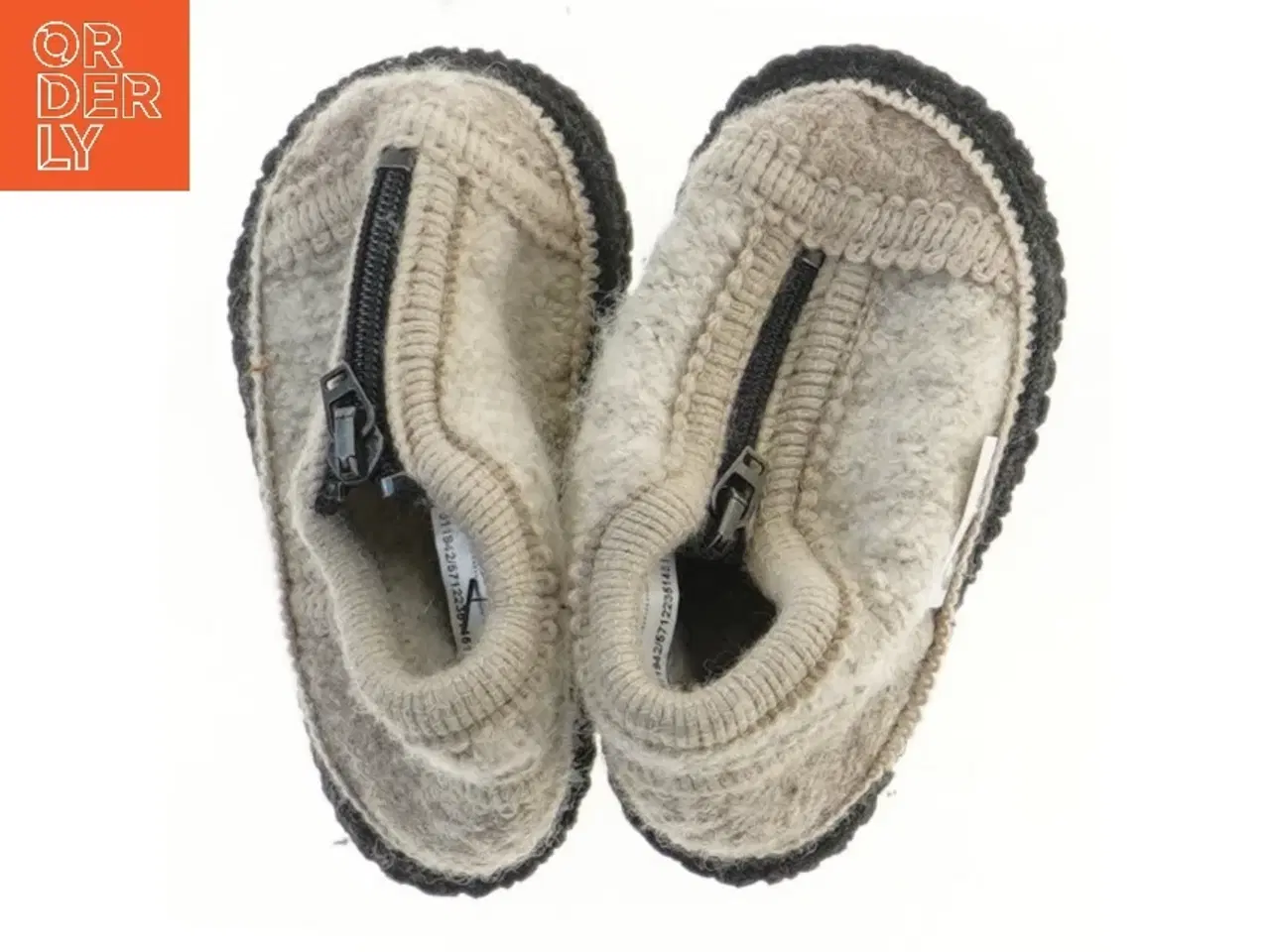 Billede 2 - Grå hjemmesko til børn fra Dille (str. 21 )