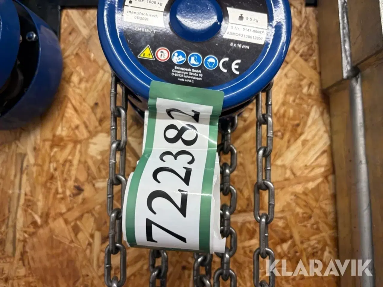 Billede 12 - Krantalje Scheppach - 1000kg / 1 styk