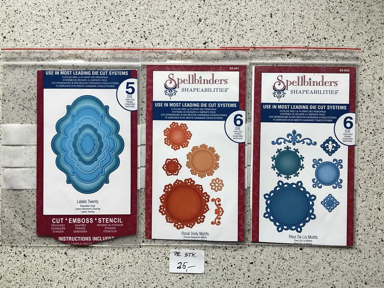 Billede 15 - Scrapbook dies, sæt, embossing, punch, mm. Fra