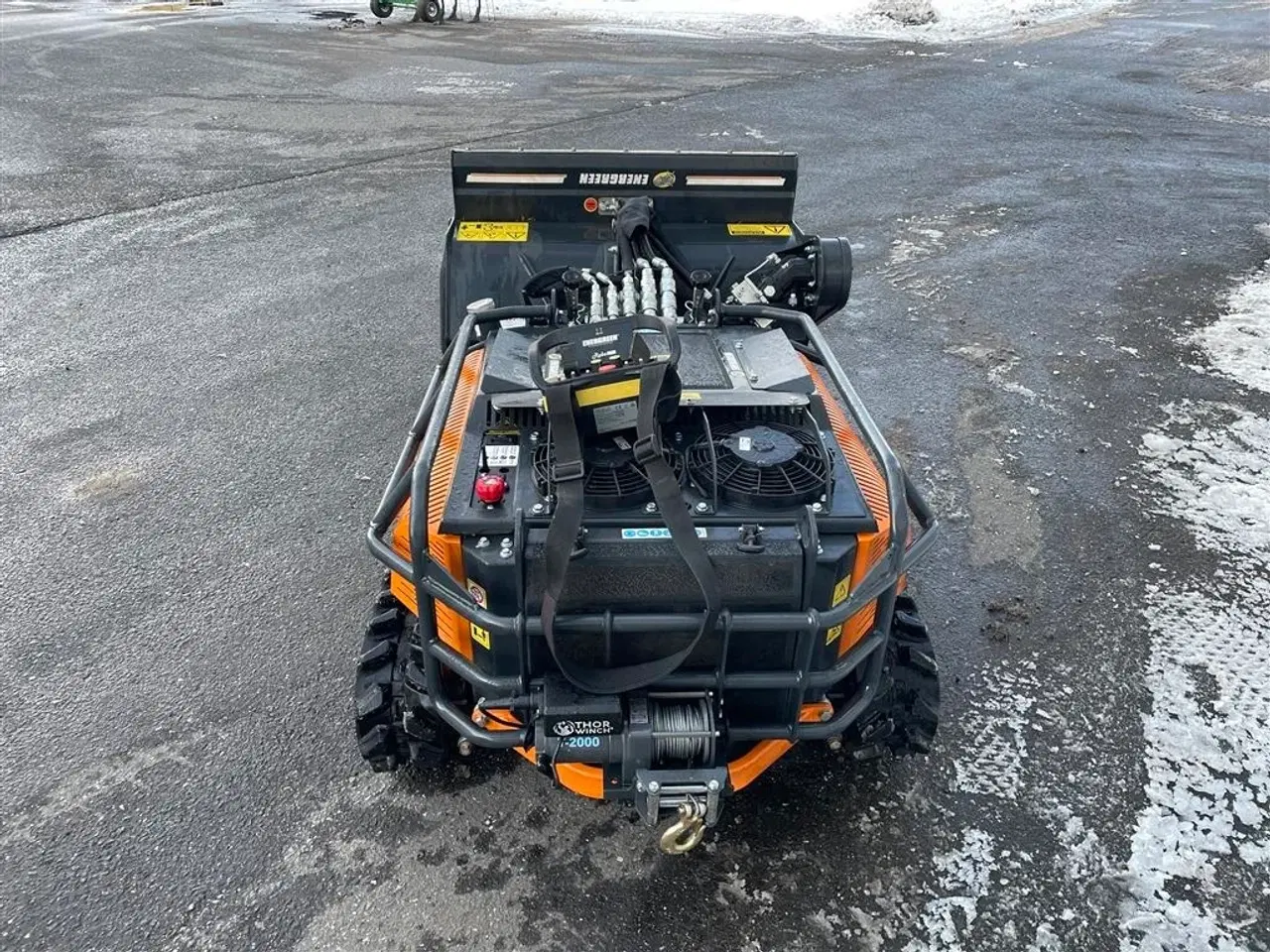 Billede 4 - Energreen RoboMINI Inkl. styrtbøjle og spil 100cm slagleklipper.