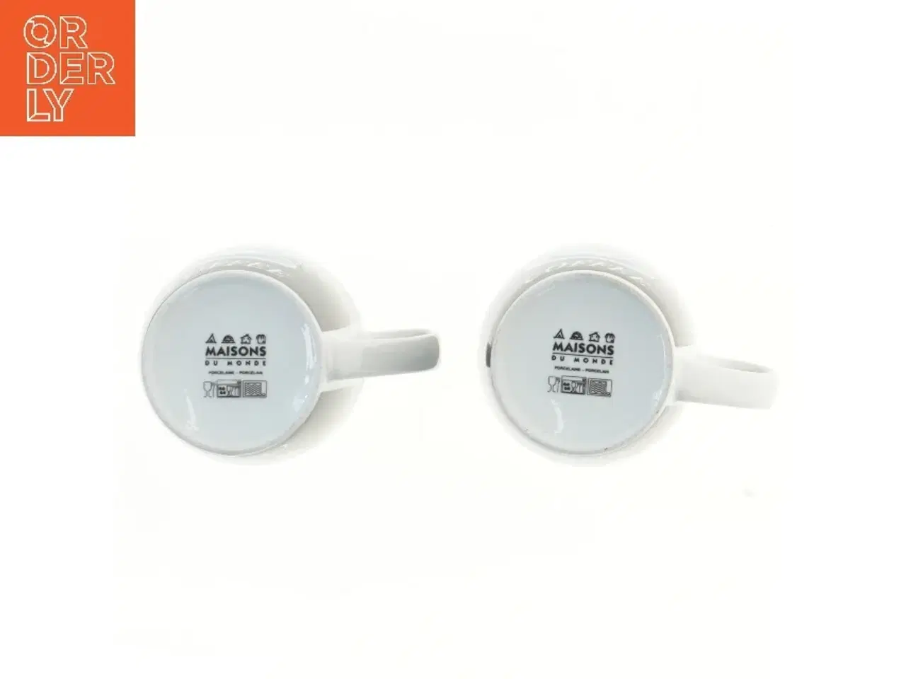 Billede 3 - Mellocup kaffekrus, 2 stk fra Maisons (str. 2 stk Ø 9 cm længde 9 cm)