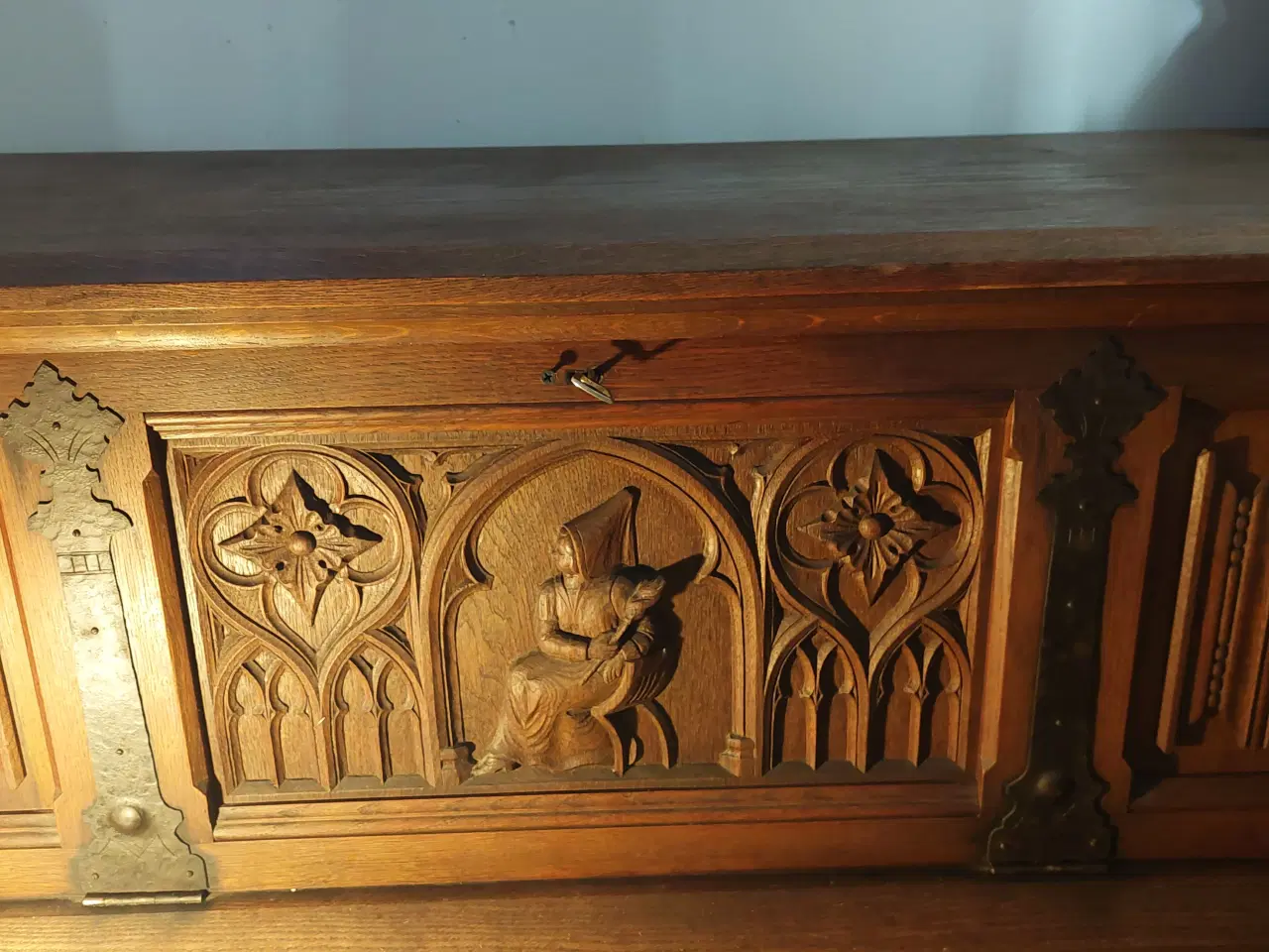 Billede 12 - antikke møbel skrin i barokstil