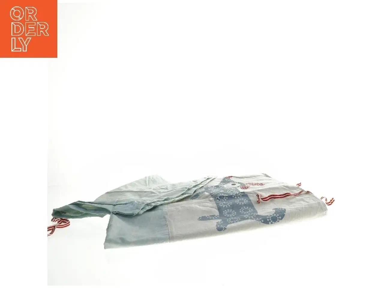 Billede 2 - Barnesengesæt med dyreprint (str. 104 x 130 cm. 40 x 44 cm)