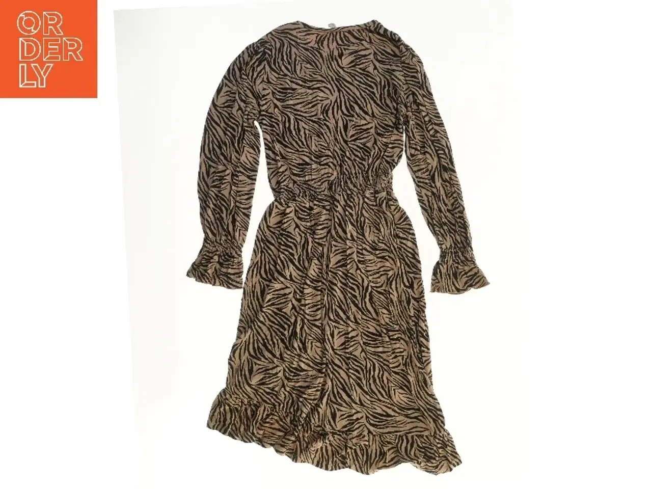 Billede 1 - Langærmet kjole med zebra print fra Blue Effect (str. 164)
