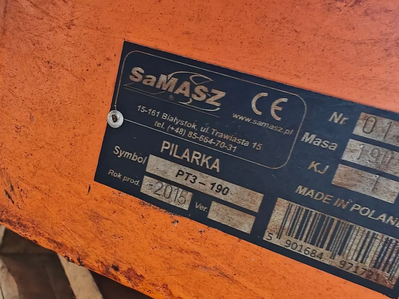 Billede 3 - SaMASZ PT 3 190 190cm grensav