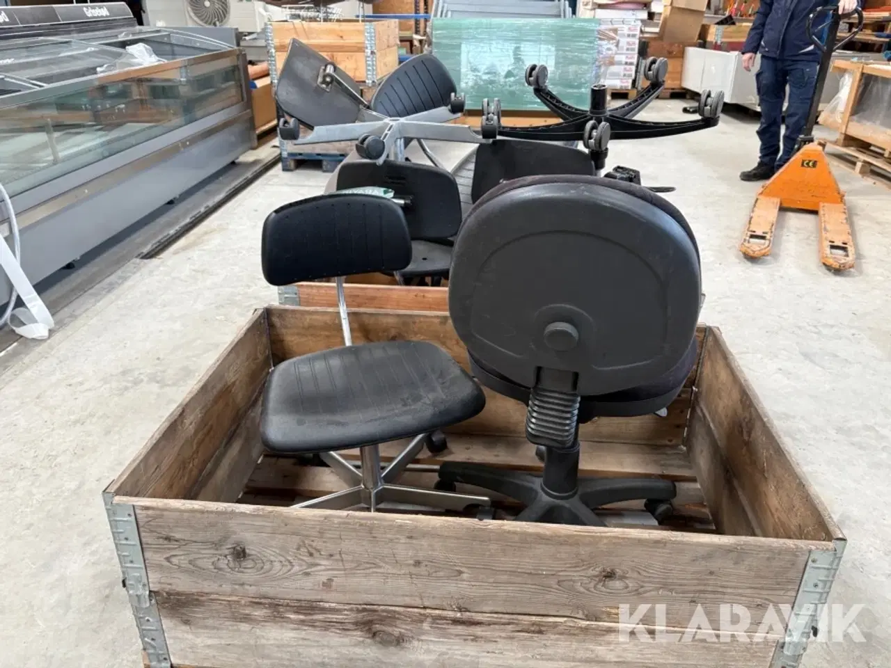 Billede 4 - Kontorstole 8 styk