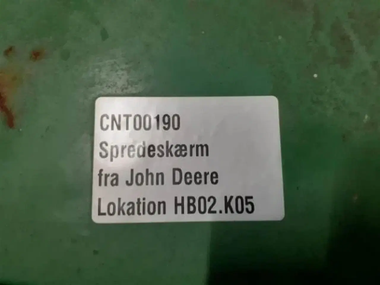 Billede 2 - John Deere Spredeskærm