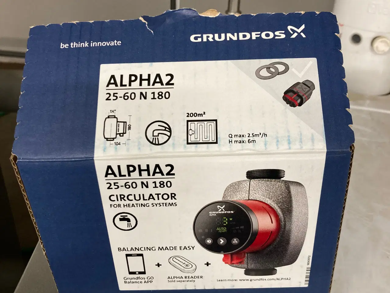 Billede 1 - Sælges den Cirkulationspumpe Grundfos ALPHA2