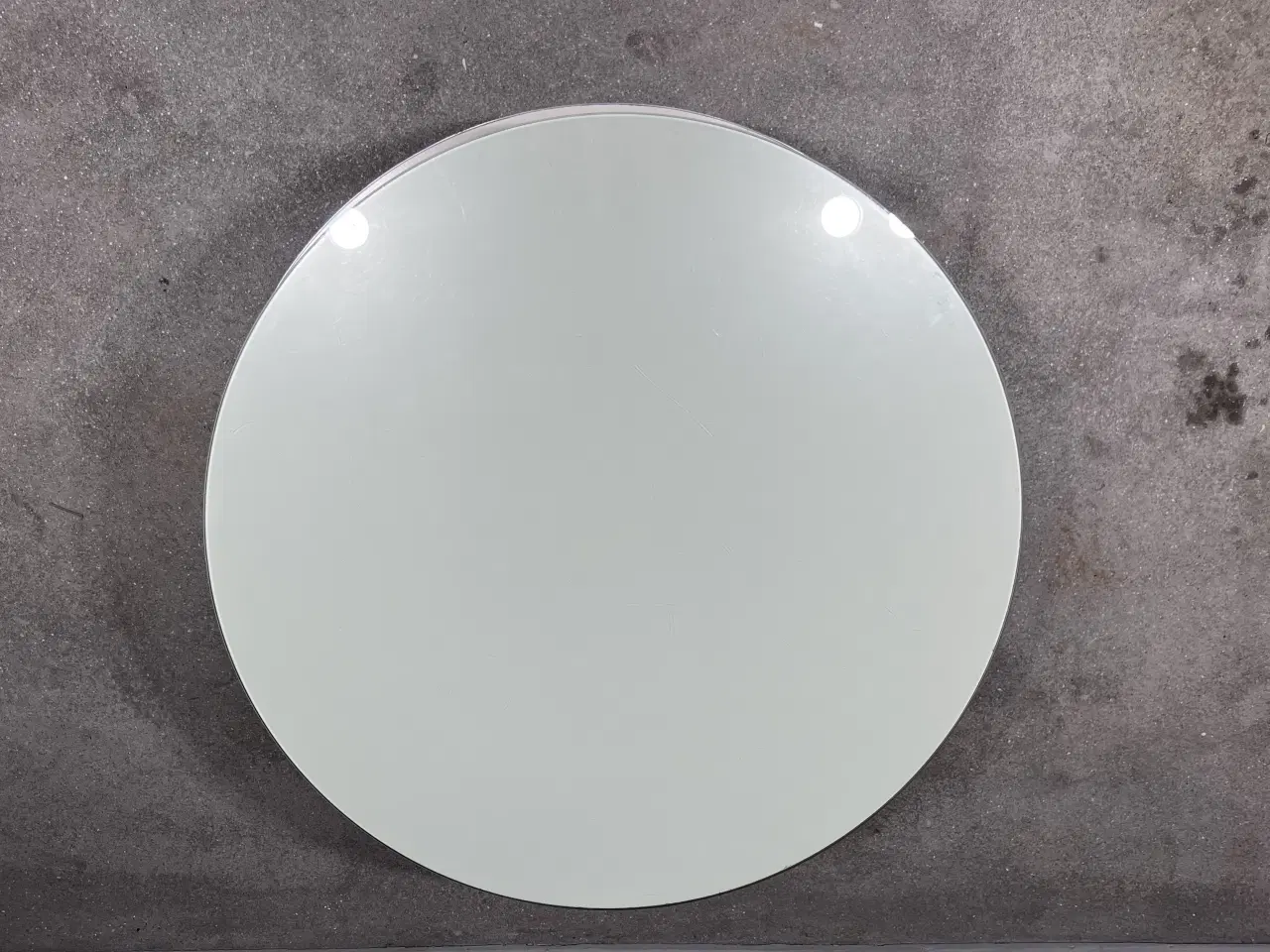 Billede 5 - Rundt display podie, rustfri stål kant, glas top