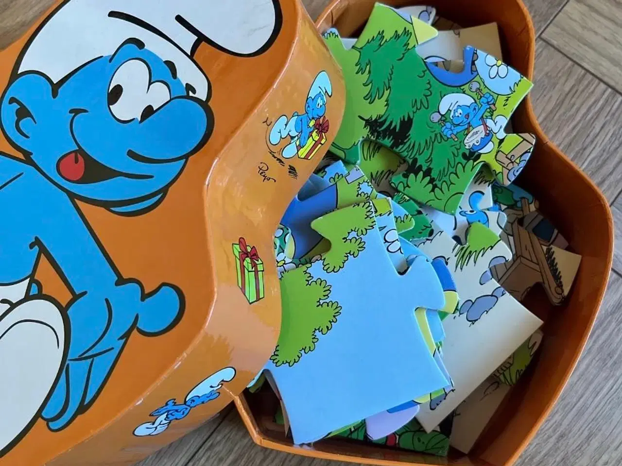 Billede 3 - Smølfepuslespil