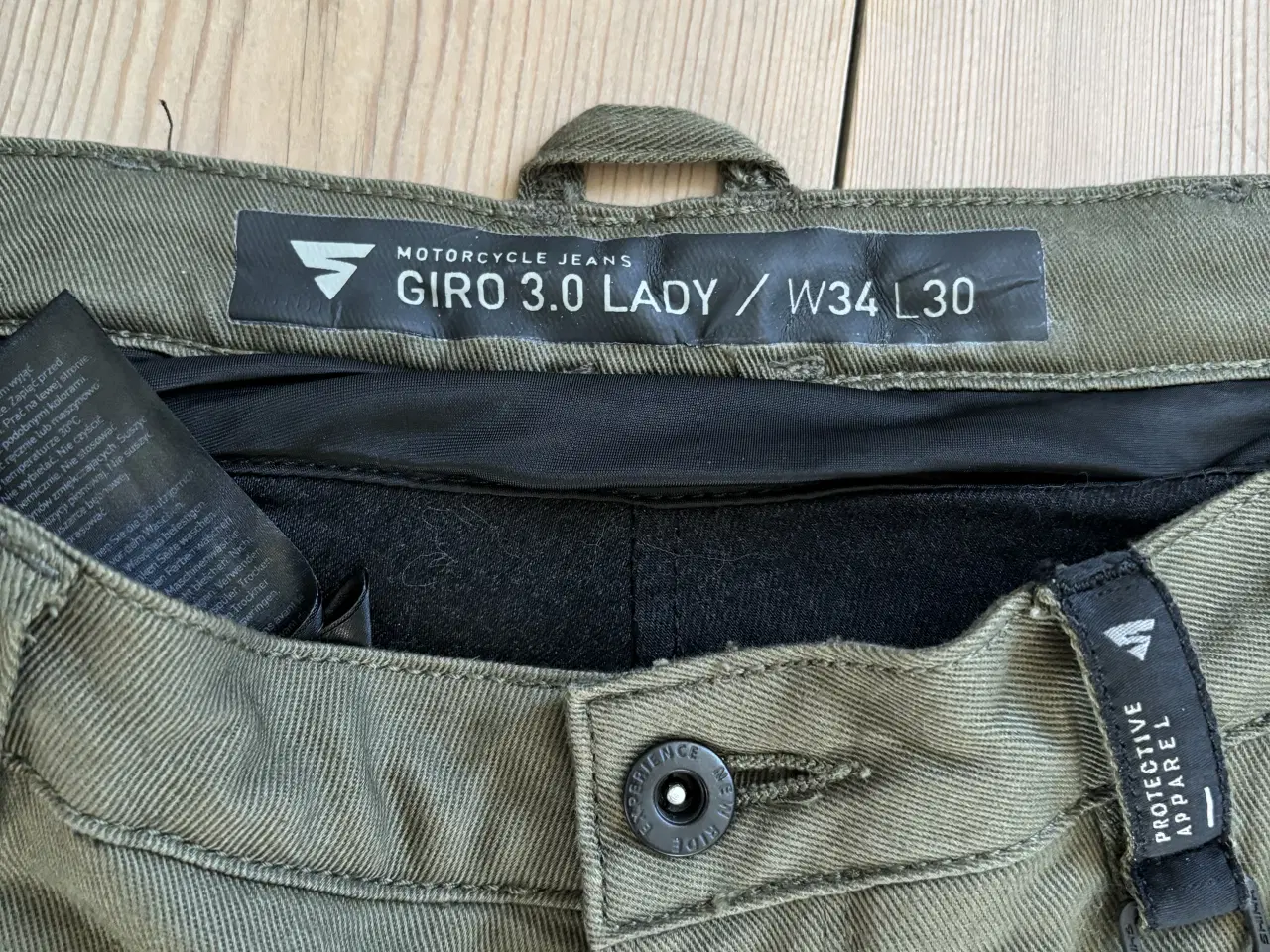 Billede 2 - NYE SHIMA khaki motorcykelbukser, størrelse W34 L3