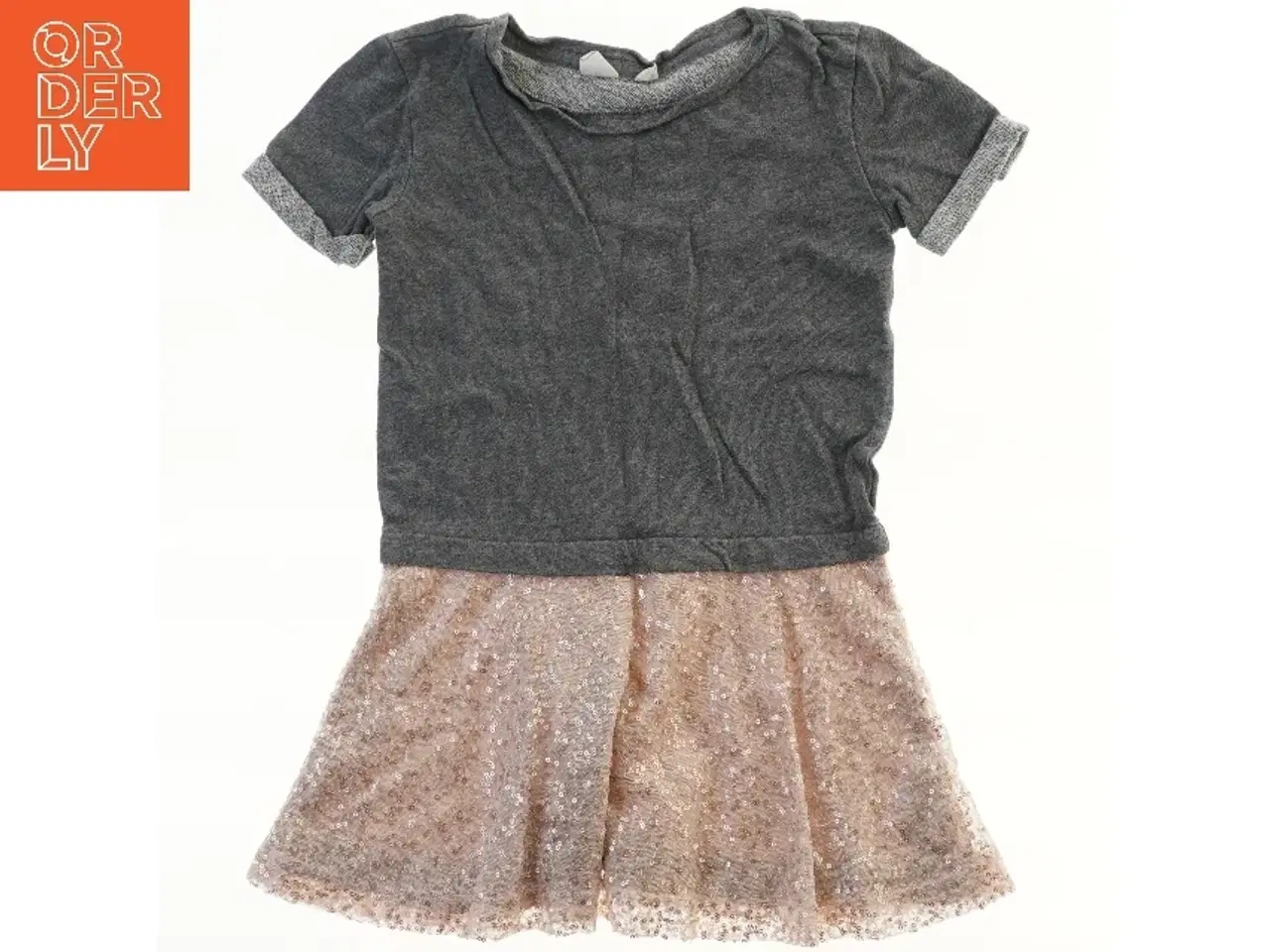 Billede 1 - Grå og lyserød kjole fra Gap (str. 116)