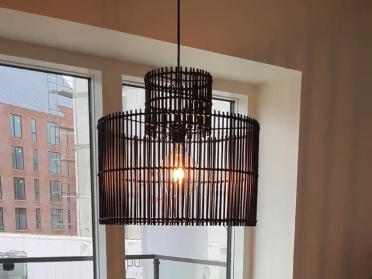 Billede 1 - Flot stor spisebordslampe 