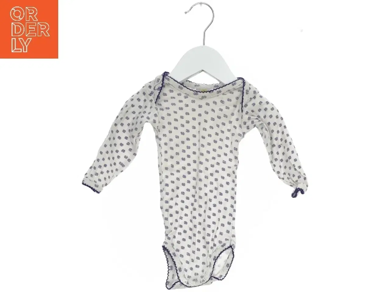 Billede 1 - Langærmet bodystocking med blomsterprint fra Holly’s Baby (str. 62)