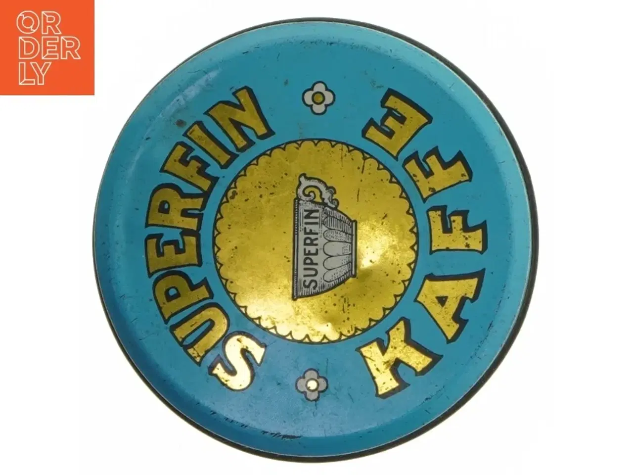 Billede 2 - Vintage kaffedåse (str. Ø. 11 cm længde. 16,5 cm)