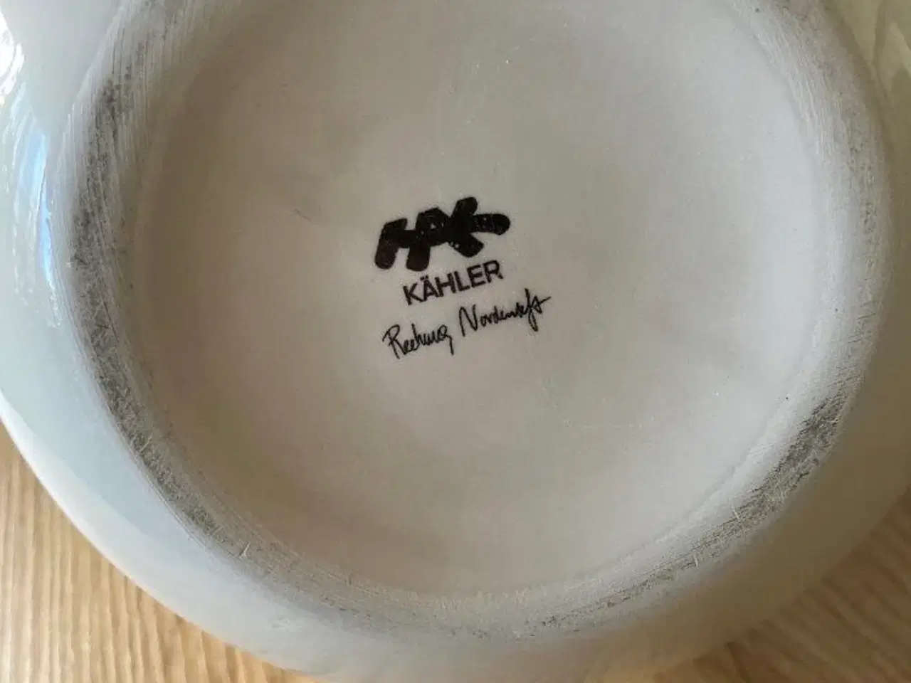 Billede 3 - Kähler Omaggio vase – 20 cm (rosa/hvid)