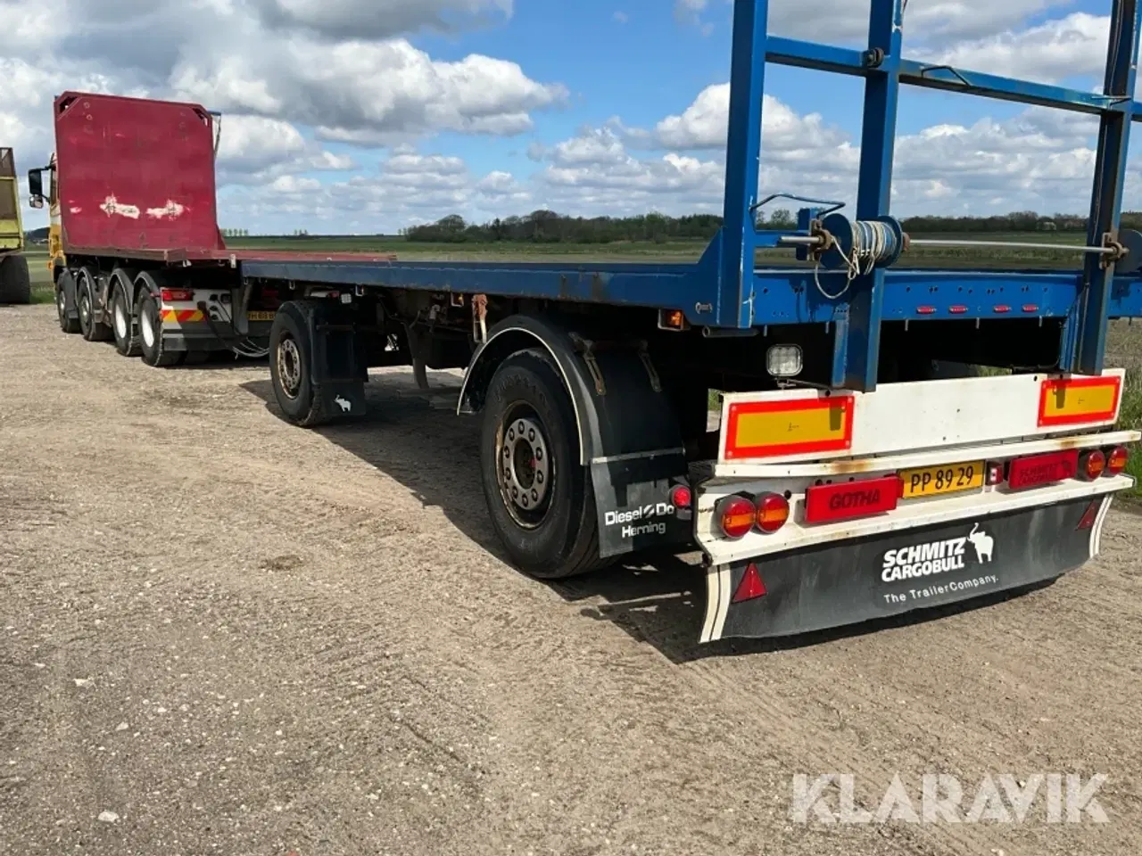 Billede 7 - Lastbil Volvo FH 480 forvogn + halmvogn