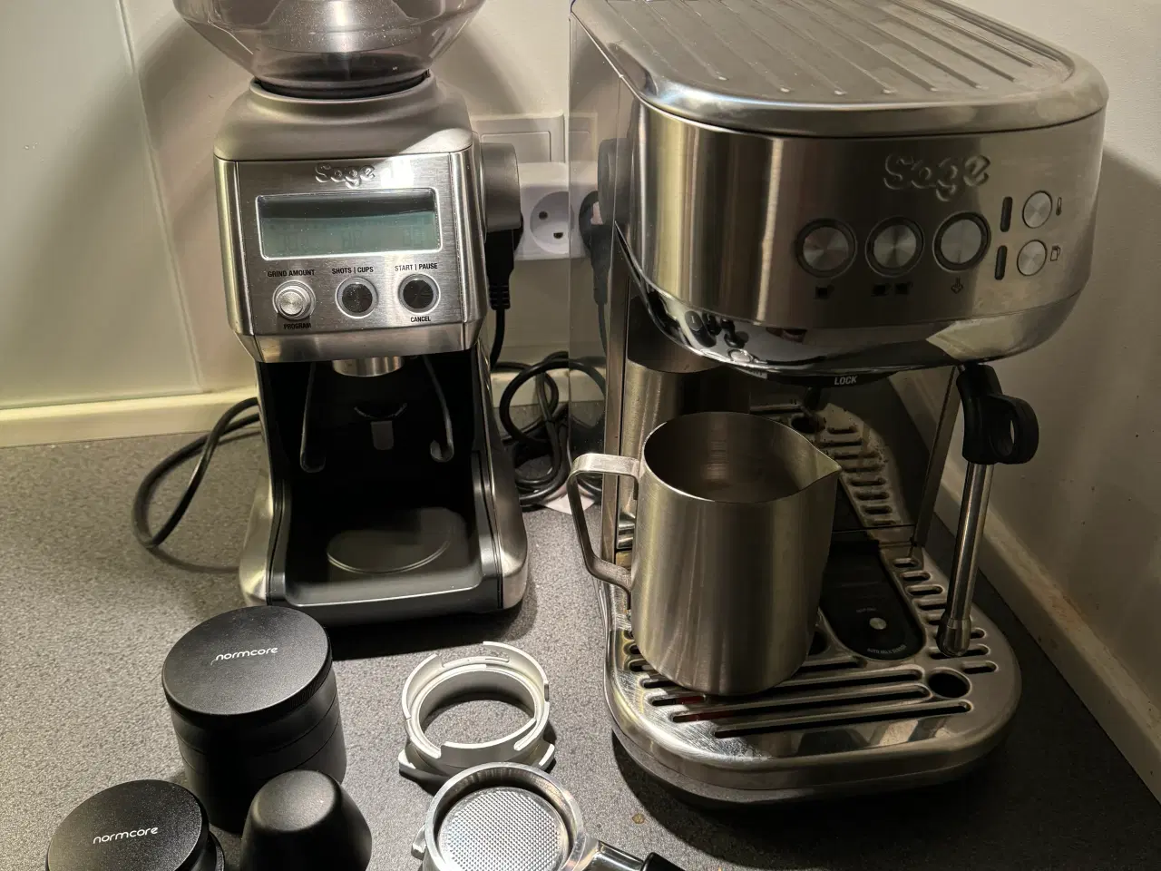 Billede 1 - Espressomaskine og kværn