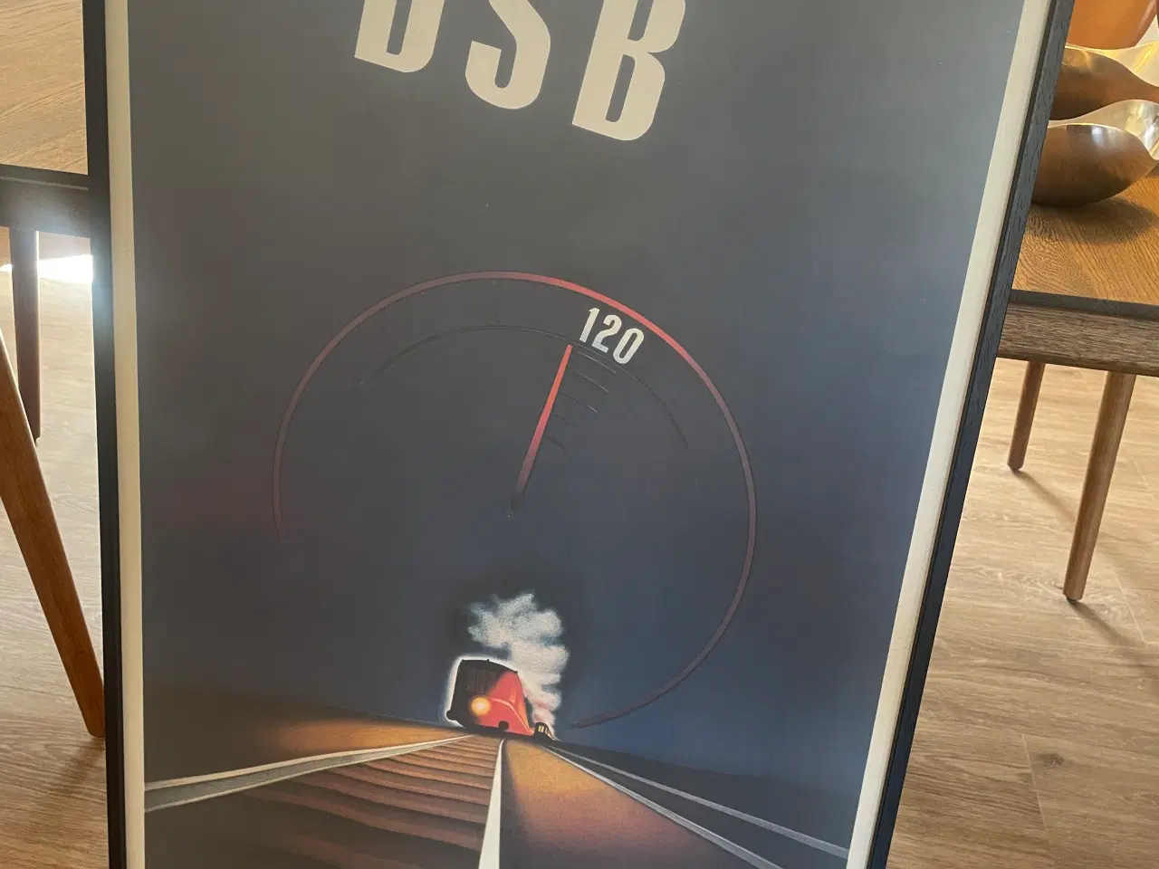 Billede 2 - DSB 120 Lyntogsplakat 62x100cm.