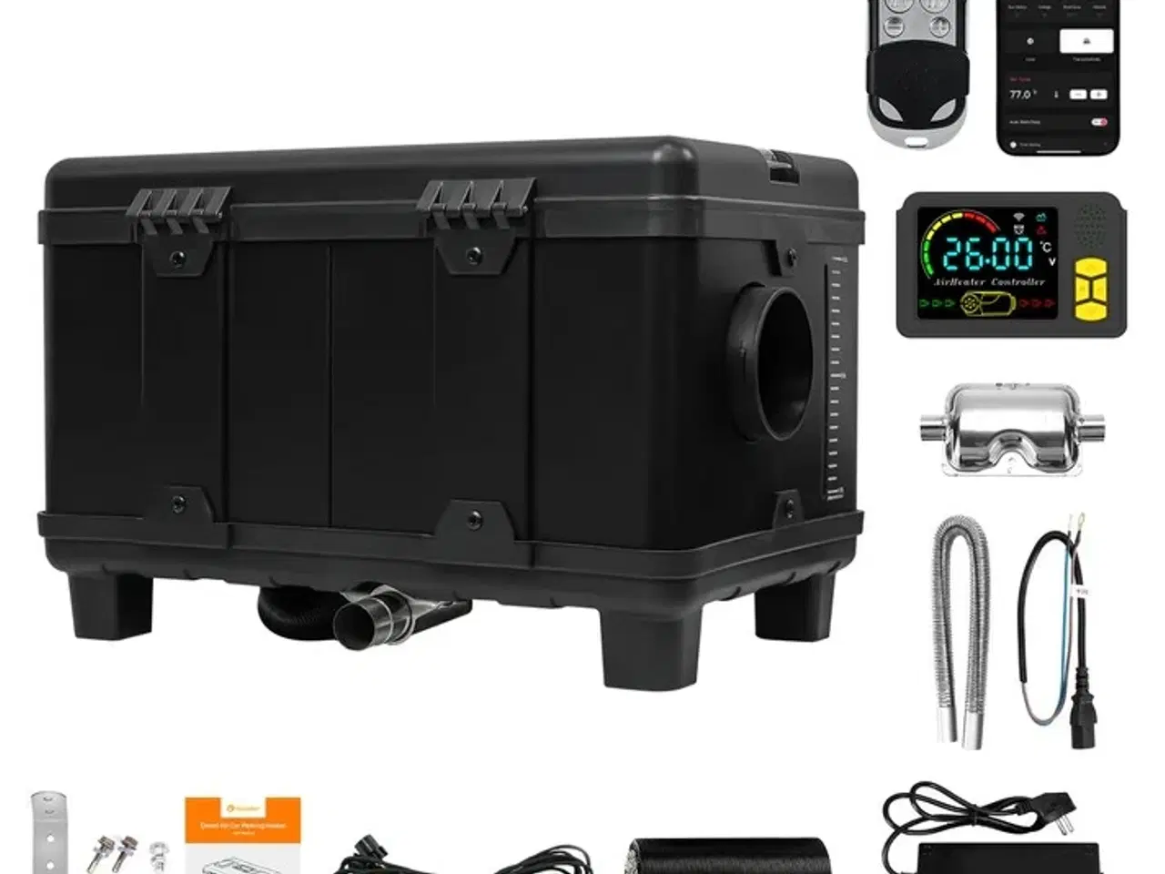 Billede 2 - Sunster TB10 Black Edition 8 kW Toolbox Dieselfyr