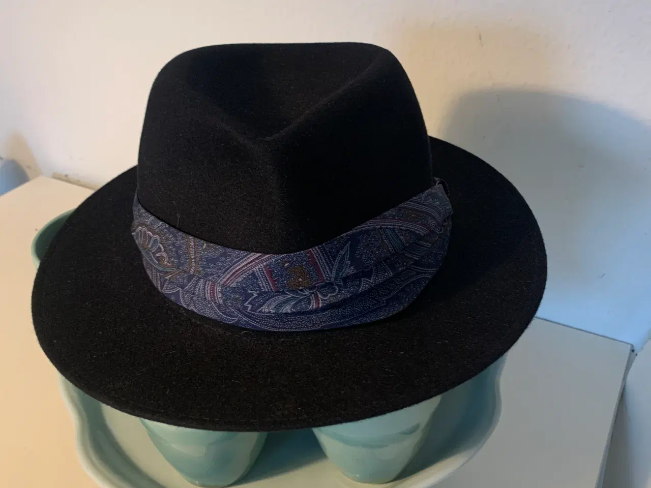 Billede 4 - Elegant sort Stanton Fedora uldhat