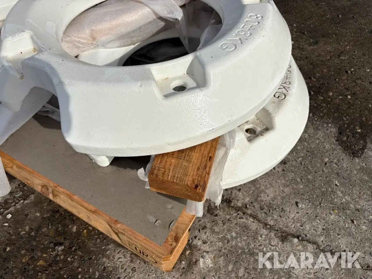 Billede 9 - Hjulvægte 80 Kg Pr Styk - 4 styks