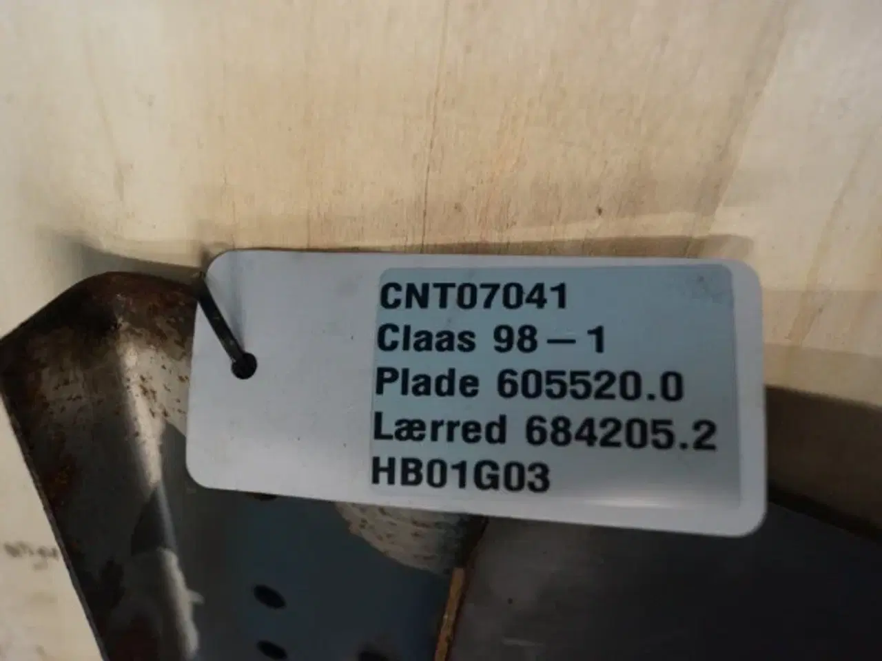 Billede 3 - Claas Dominator 98 Plade 605520.0