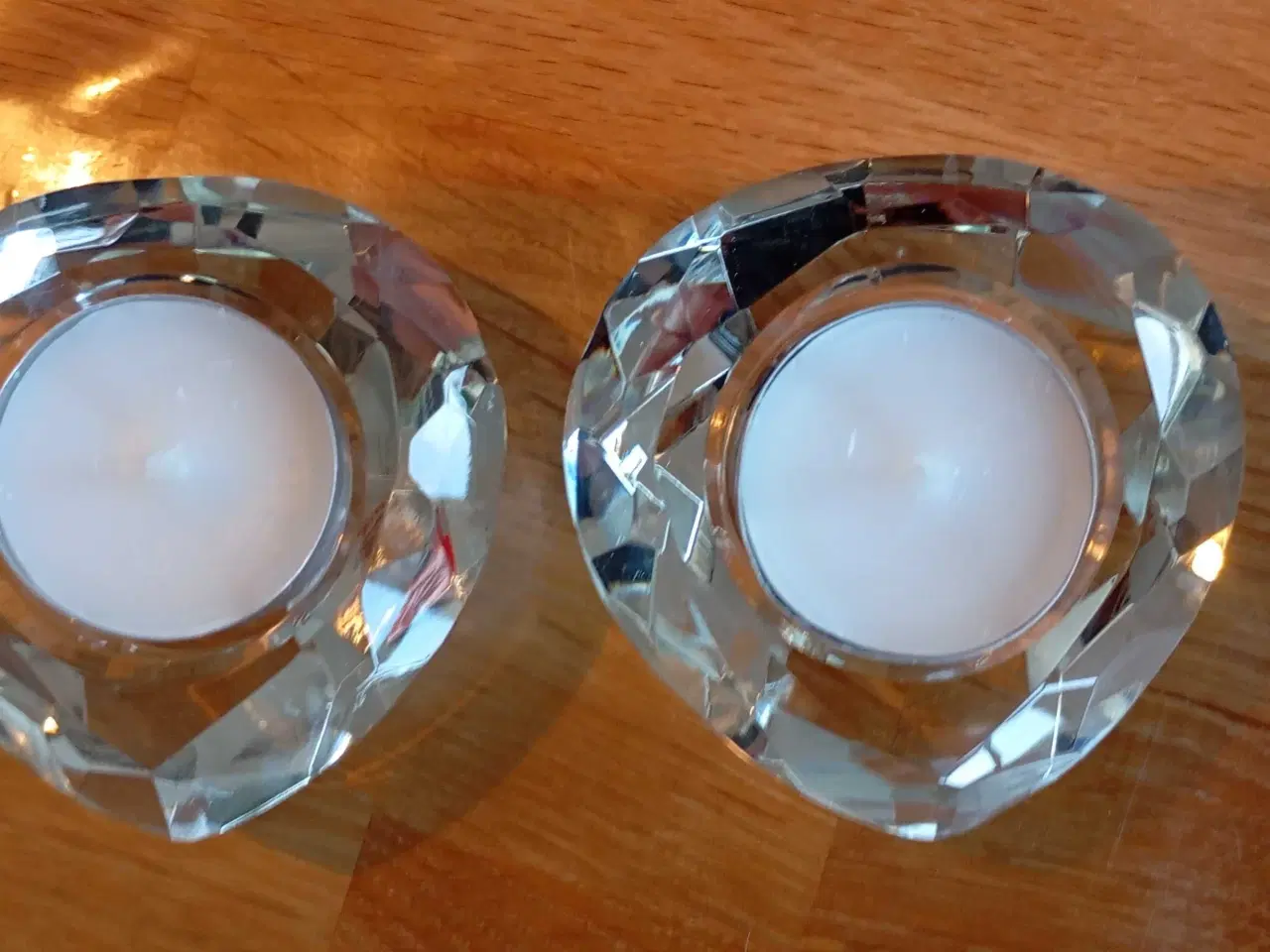 Billede 3 - Glas fyrfadsstager