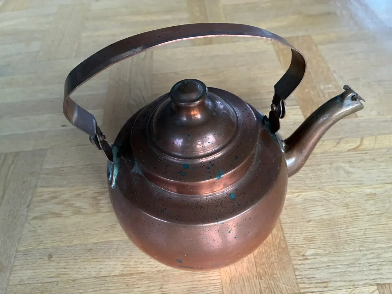 Billede 2 - Smuk, gammel kobberkedel